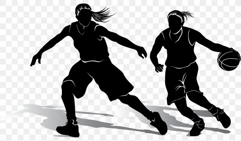 Women's Basketball Female Dribbling, PNG, 1836x1080px, Basketball, Ball, Black, Black And White, Choreography Download Free