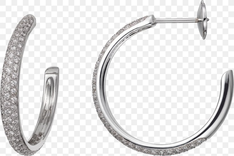 Earring Love Bracelet Cartier Diamond Brilliant, PNG, 1024x685px, Earring, Bangle, Body Jewelry, Bracelet, Brilliant Download Free