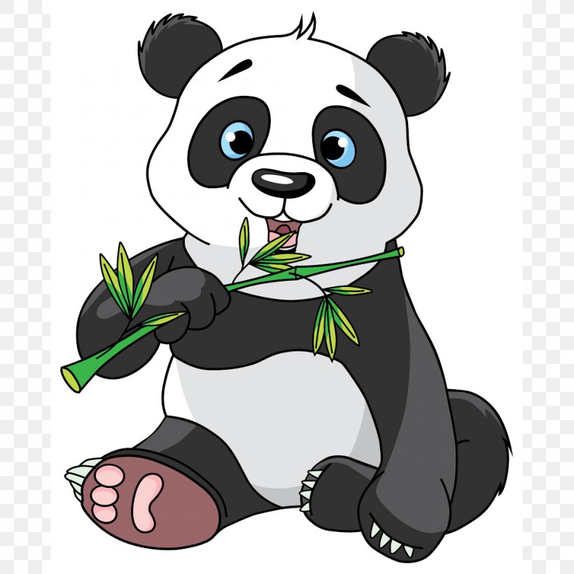 Giant Panda Bear Cartoon Clip Art, PNG, 1000x1000px, Giant Panda, Art, Bear, Can Stock Photo, Carnivoran Download Free