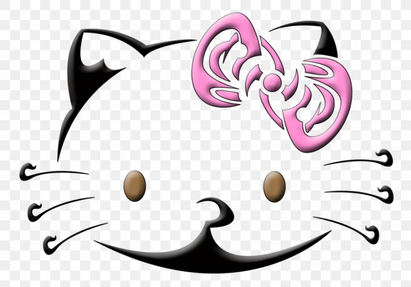 Hello Kitty Tattoo Stencil Art, PNG, 900x629px, Hello Kitty, Airbrush, Art, Carnivoran, Cartoon Download Free