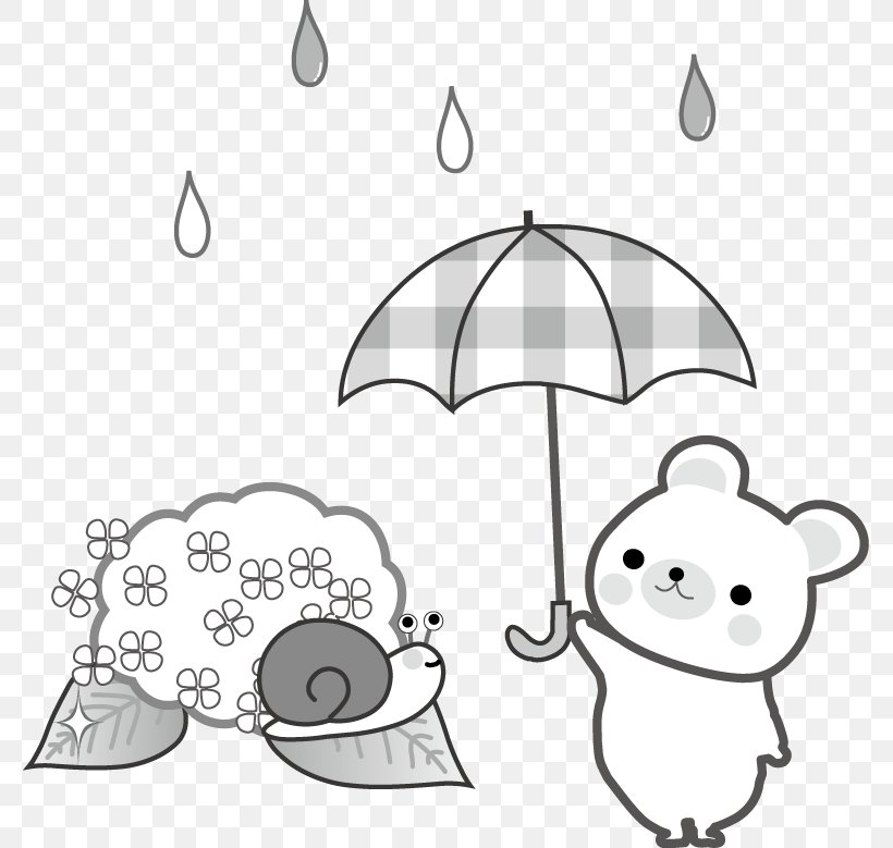Illustration Drawing Clip Art East Asian Rainy Season, PNG, 777x779px, Drawing, Area, Artwork, Black And White, Cartoon Download Free