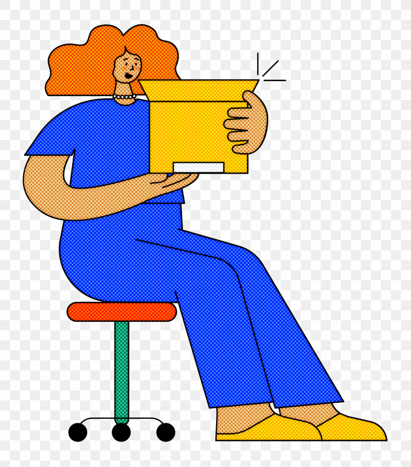 Cartoon Furniture Line Meter Behavior, PNG, 2195x2500px, Sitting, Behavior, Cartoon, Cartoon People, Furniture Download Free
