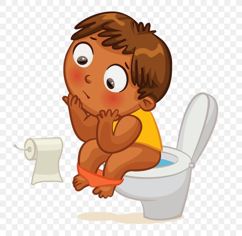 sitting on a toilet clipart free