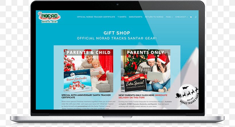 NORAD Tracks Santa Santa Claus Online Advertising Google Santa Tracker, PNG, 750x445px, Norad Tracks Santa, Advertising, Bend, Brand, Christmas Download Free