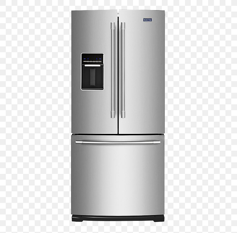 Refrigerator Maytag MFW2055FR Home Appliance Major Appliance, PNG, 519x804px, Refrigerator, Clothes Dryer, Freezers, Frigidaire Gallery Fghb2866p, Home Appliance Download Free