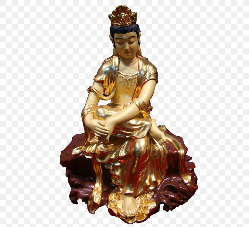 Statue Guanyin Buddharupa Buddhahood, PNG, 750x750px, Statue, Amitabha Triad, Bhaisajyaguru, Bodhisattva, Buddhahood Download Free