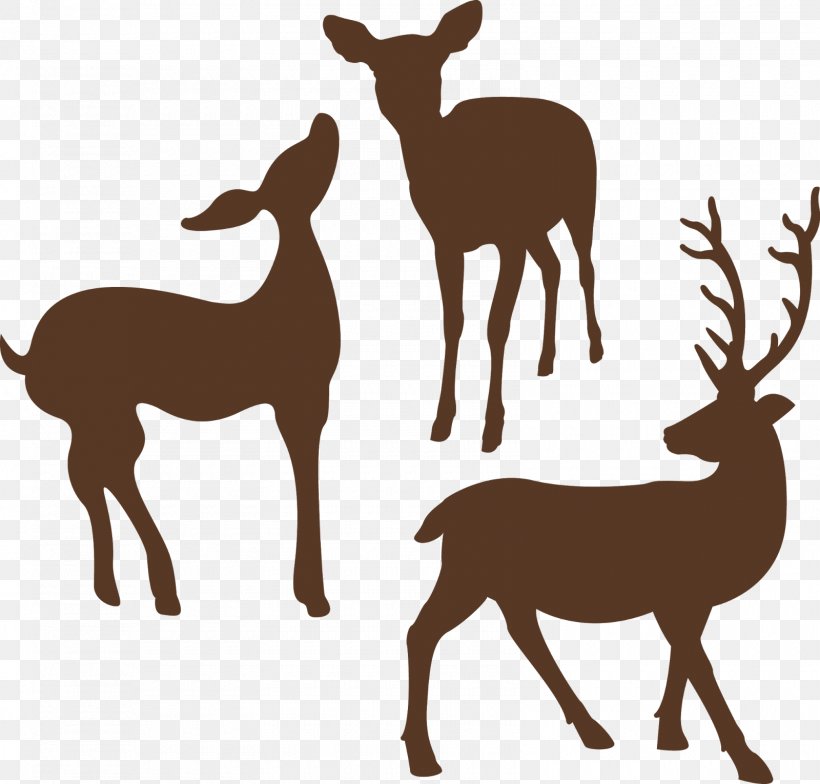 Deer Silhouette Clip Art, PNG, 1600x1530px, Deer, Antler, Autocad Dxf, Cattle Like Mammal, Cricut Download Free