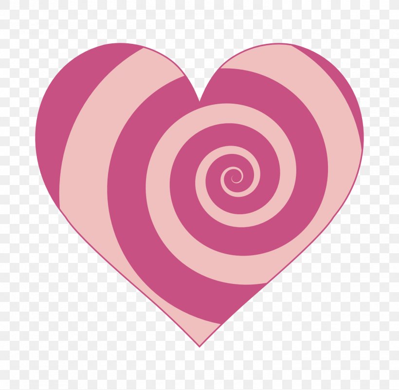 Swirl-shaped Heart Pink., PNG, 1500x1467px, Watercolor, Cartoon, Flower, Frame, Heart Download Free