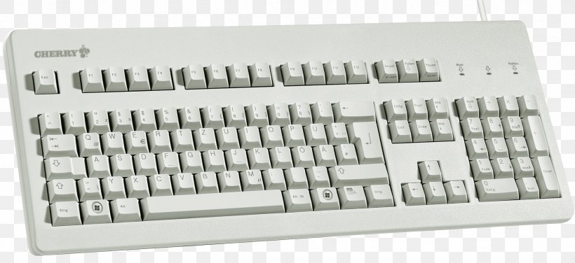 Computer Keyboard PlayStation 2 Cherry PS/2 Port Model M Keyboard, PNG, 2362x1085px, Computer Keyboard, Buckling Spring, Cherry, Computer, Computer Component Download Free