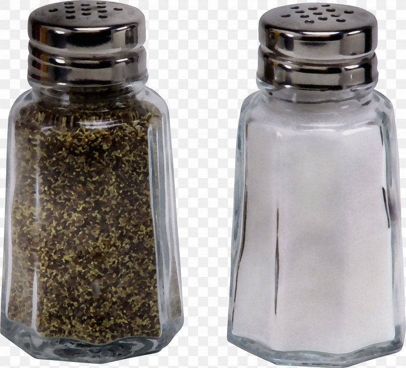 Salt And Pepper Shakers Seasoning Food Storage Containers Glass Spice, PNG, 1948x1769px, Watercolor, Black Pepper, Bottle, Chemical Compound, Food Storage Containers Download Free