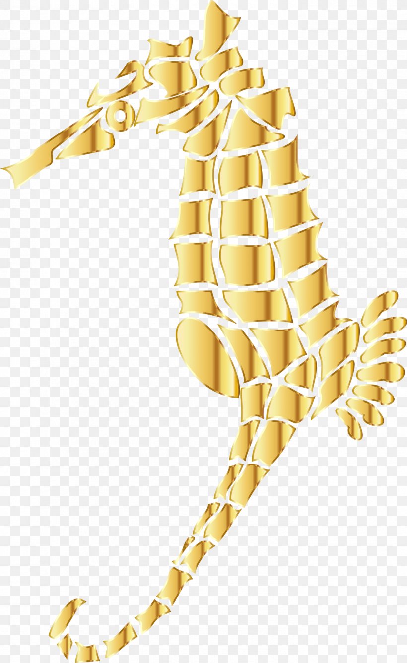 Seahorse Gold Clip Art, PNG, 1390x2266px, Seahorse, Animal, Aquatic Animal, Gold, Organism Download Free