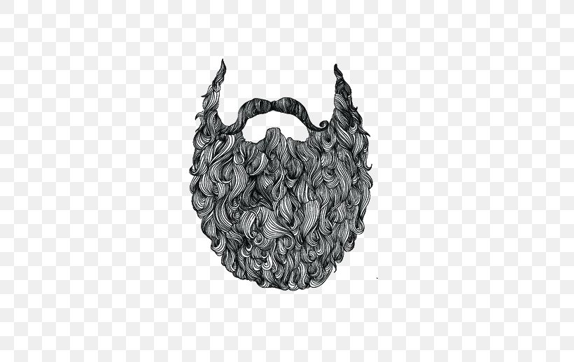 Beard Facial Hair Euclidean Vector Stock Illustration, PNG, 509x517px, Beard, Black And White, Drawing, Face, Facial Hair Download Free