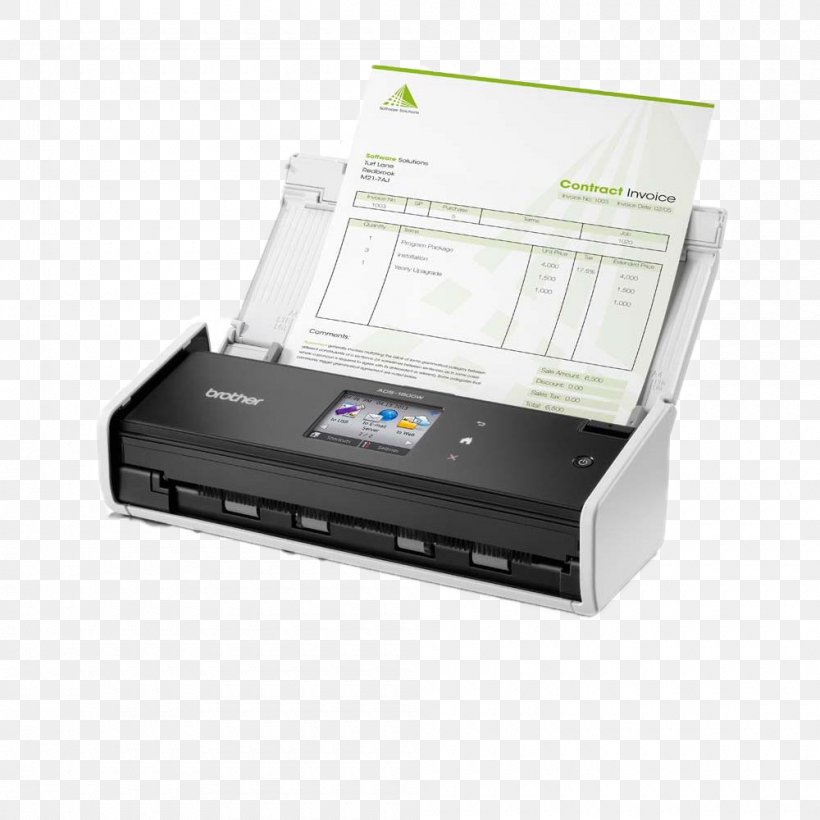 Brother Industries Image Scanner Multi-function Printer Brother Double-sided Scanner Wifi, PNG, 1000x1000px, Brother Industries, Advertising, Canon, Computer Software, Electronic Device Download Free
