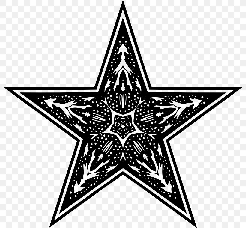 Star Clip Art, PNG, 800x760px, Star, Black, Black And White, Drawing, Gfycat Download Free