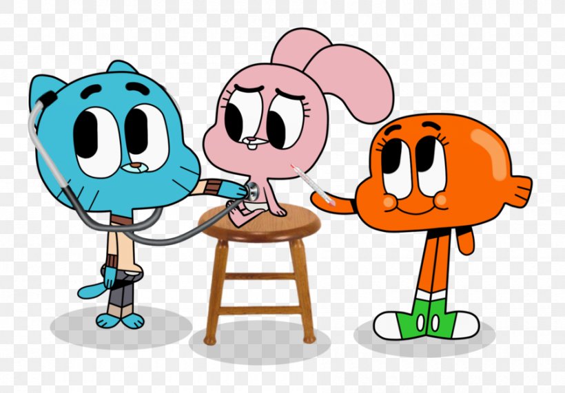 Anais Watterson The Amazing World Of Gumball Season 1 Cartoon, PNG, 900x627px, Watercolor, Cartoon, Flower, Frame, Heart Download Free