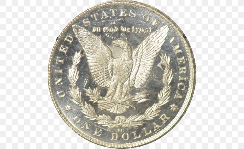 Dollar Coin Morgan Dollar Proof Coinage 1804 Dollar, PNG, 500x500px, 1804 Dollar, Coin, Badge, Currency, Dollar Coin Download Free