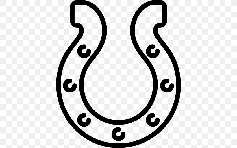 Horseshoe Download, PNG, 512x512px, Horse, Black And White, Body Jewelry, Drawing, Horseshoe Download Free