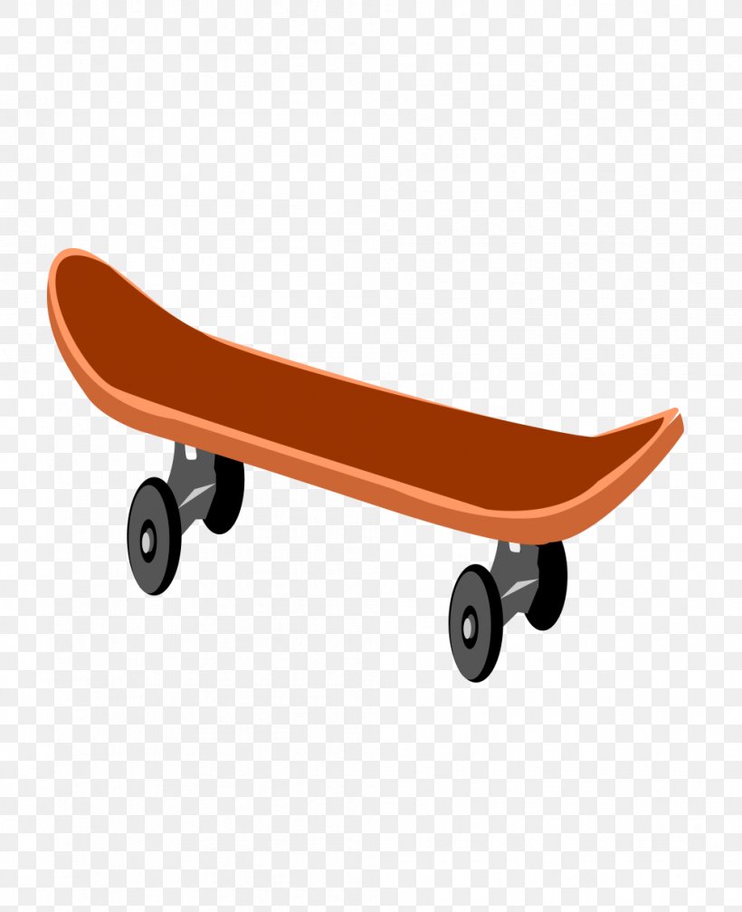 Skateboard Orange, PNG, 996x1224px, Skateboard, Green, Mode Of Transport, Orange, Roller Skating Download Free