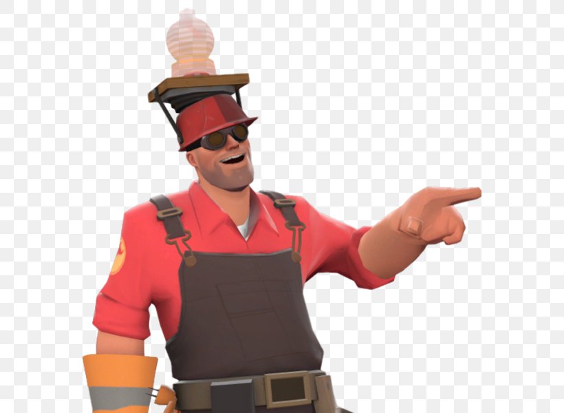 Team Fortress 2 Headgear Taunting Profession Engineer, PNG, 580x600px, Team Fortress 2, Engineer, Finger, Headgear, Profession Download Free