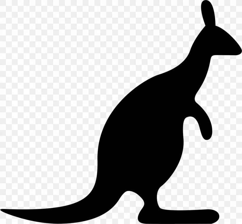 Australia Wombat Kangaroo, PNG, 981x908px, Australia, Animal, Artwork, Beak, Black And White Download Free