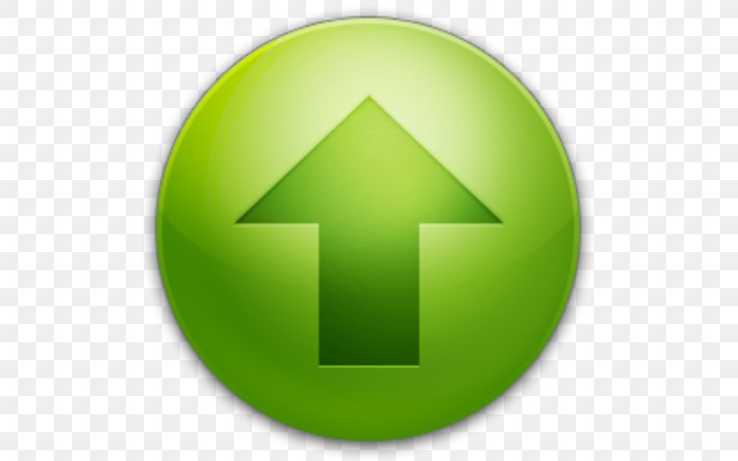 Download Arrow, PNG, 512x512px, Upload, Green, Symbol, Thumbnail, Triangle Download Free