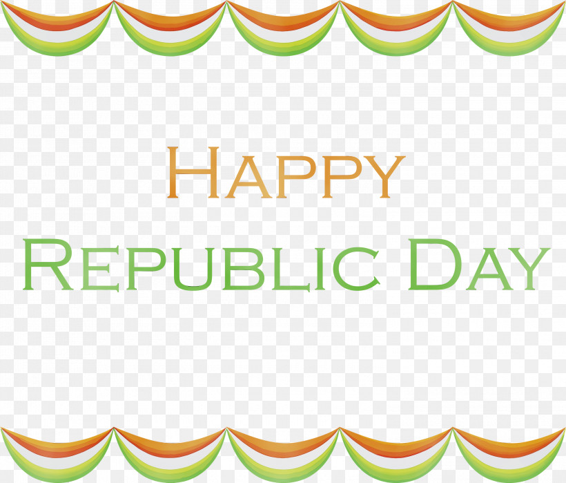 Green Text Font Yellow Line, PNG, 3000x2558px, Happy India Republic Day, Green, Label, Line, Logo Download Free