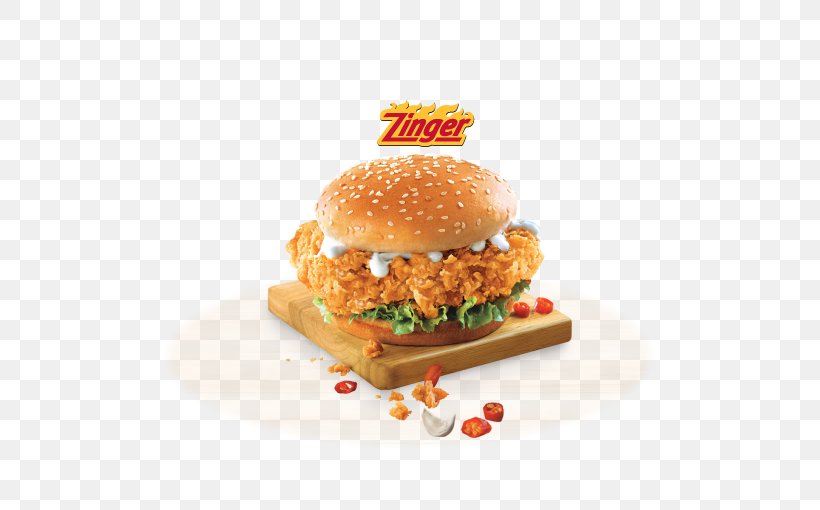 Hamburger KFC Fried Chicken Restaurant Chicken Fingers, PNG, 510x510px, Hamburger, American Food, Banquet, Buffalo Burger, Cheeseburger Download Free