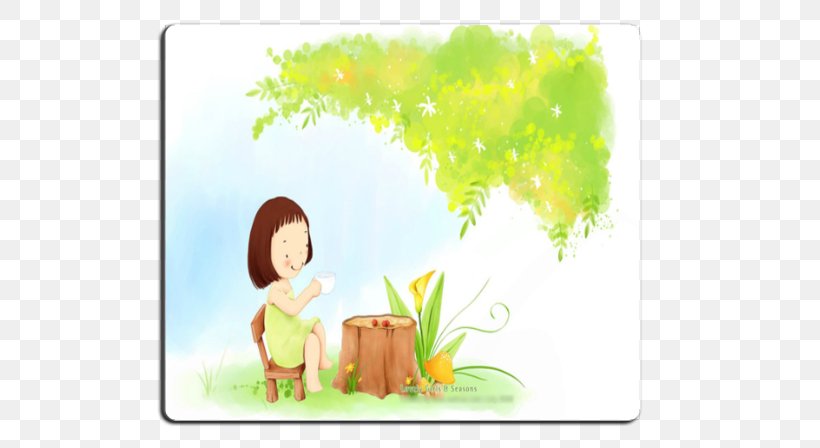 Illustration Desktop Wallpaper Image Cartoon Text, PNG, 600x448px, Cartoon, Baidu Knows, Child, Flower, Grass Download Free