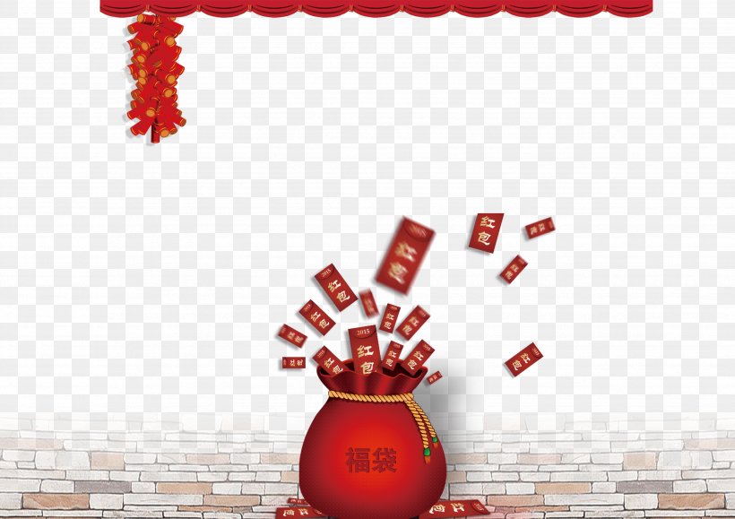 Chinese New Year Red Envelope Fukubukuro, PNG, 3508x2480px, Chinese New Year, Brand, Firecracker, Fukubukuro, Lunar New Year Download Free