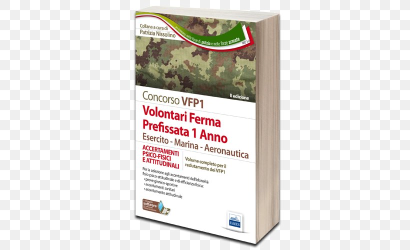 Concorso VFP1. Accertamenti Psico-fisici E Attitudinali Book Italian Army Competitive Examination, PNG, 500x500px, Book, Advertising, Brand, Competitive Examination, Italian Air Force Download Free