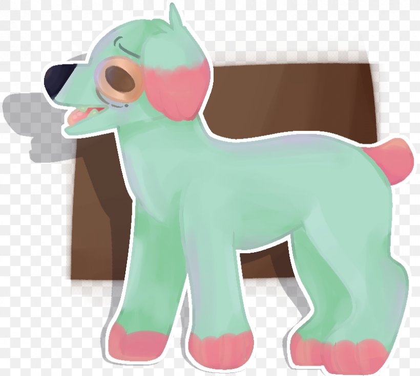 Dog Green Character Animal Animated Cartoon, PNG, 830x744px, Dog, Animal, Animal Figure, Animated Cartoon, Carnivoran Download Free