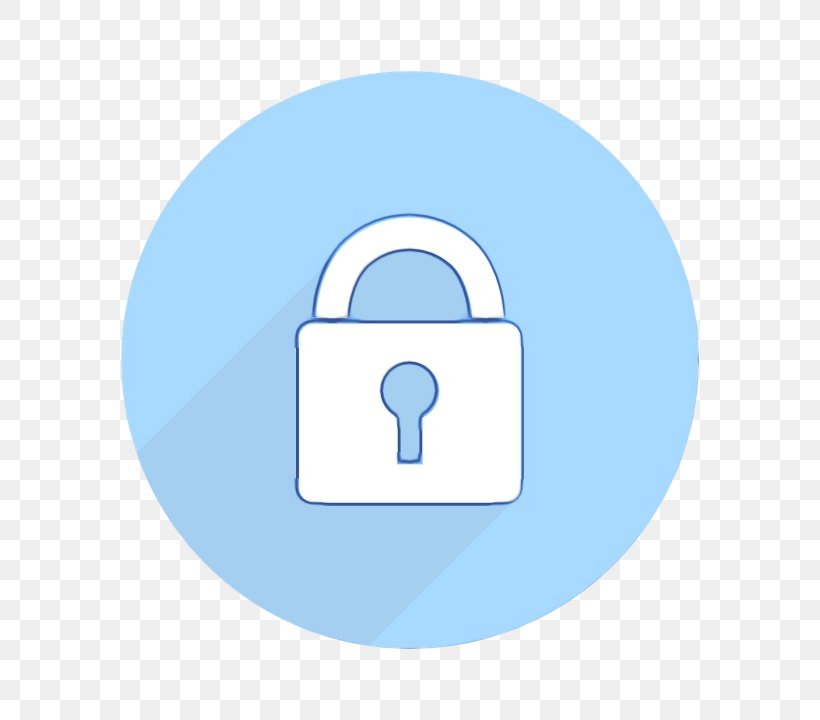 Padlock, PNG, 720x720px, Watercolor, Blue, Hardware Accessory, Lock, Padlock Download Free