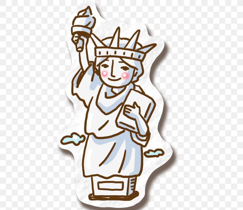 Statue Of Liberty Cartoon, PNG, 435x709px, Statue Of Liberty, Art, Cartoon, Fictional Character, Food Download Free