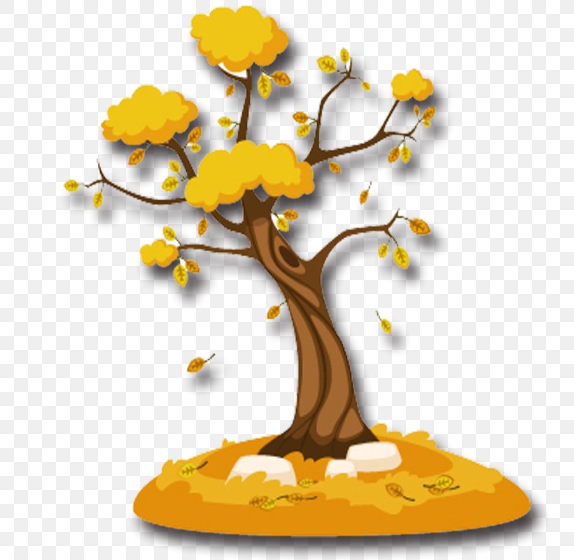 Autumn Tree Illustration, PNG, 800x800px, Autumn, Apples, Branch, Flower, Illustrator Download Free