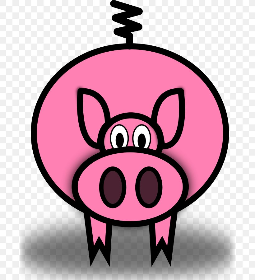 Domestic Pig Cartoon Drawing Clip Art, PNG, 691x900px, Domestic Pig, Animation, Cartoon, Drawing, Fictional Character Download Free