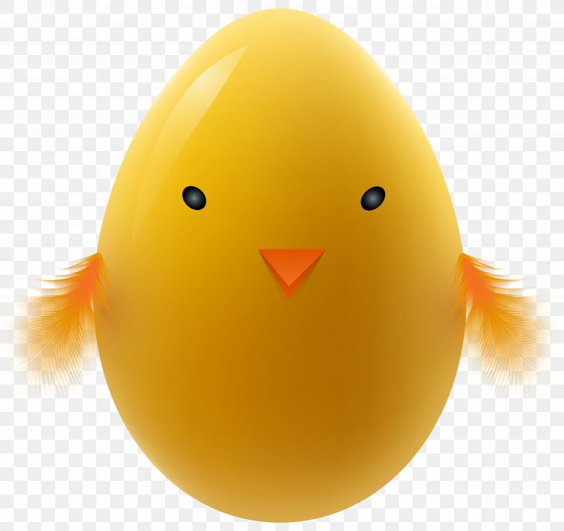 Easter Egg Beak Yellow Fruit, PNG, 7422x7000px, Bird, Animal, Beak, Easter, Easter Egg Download Free