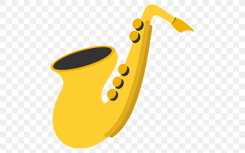 Emoji Saxophone YouTube Musical Instruments Clarinet, PNG, 512x512px, Watercolor, Cartoon, Flower, Frame, Heart Download Free