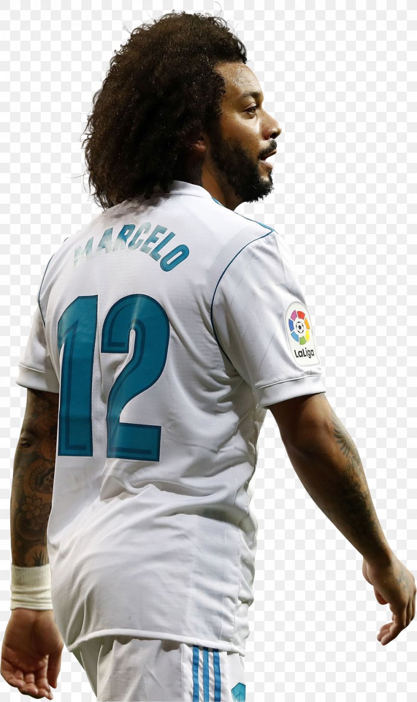 Marcelo Vieira Real Madrid C.F. 2017–18 UEFA Champions League Football Player, PNG, 974x1638px, Marcelo Vieira, Athlete, Clothing, Cristiano Ronaldo, Football Download Free