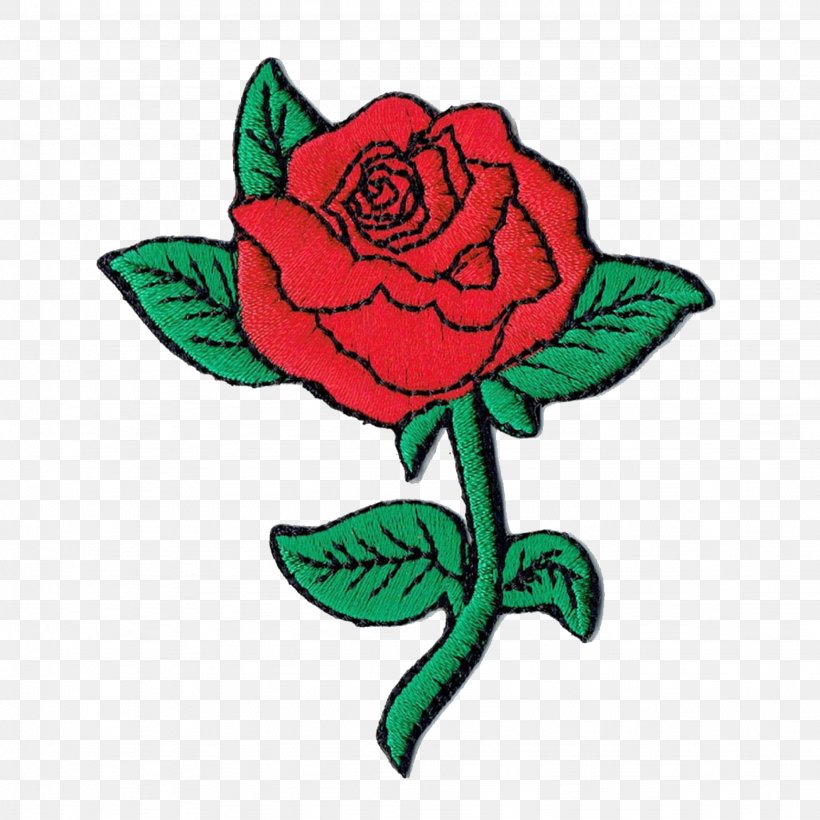 Clip Art Rose Embroidered Patch Image, PNG, 2048x2048px, Rose, Botany, Cut Flowers, Embroidered Patch, Embroidery Download Free