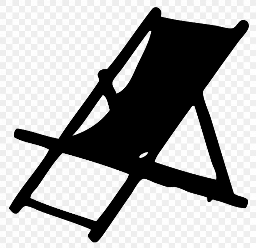 Eames Lounge Chair Deckchair Chaise Longue Silhouette, PNG, 886x859px, Eames Lounge Chair, Beach, Black, Black And White, Chair Download Free