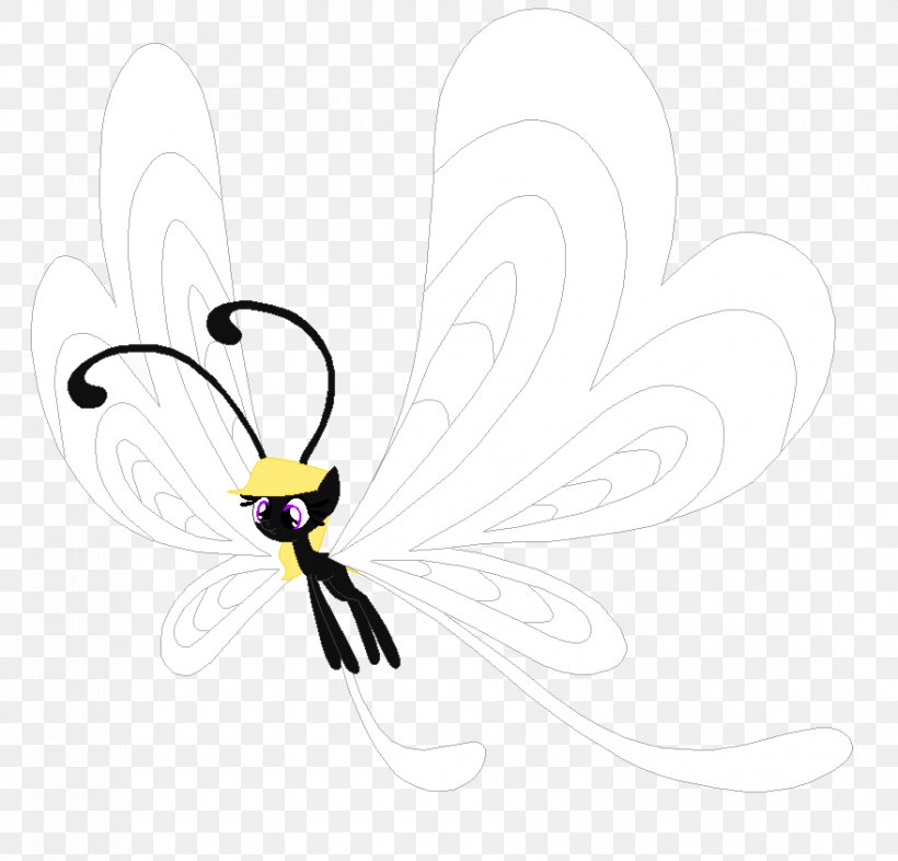 Honey Bee Butterfly Cartoon Clip Art, PNG, 879x843px, Honey Bee, Arthropod, Artwork, Bee, Black And White Download Free