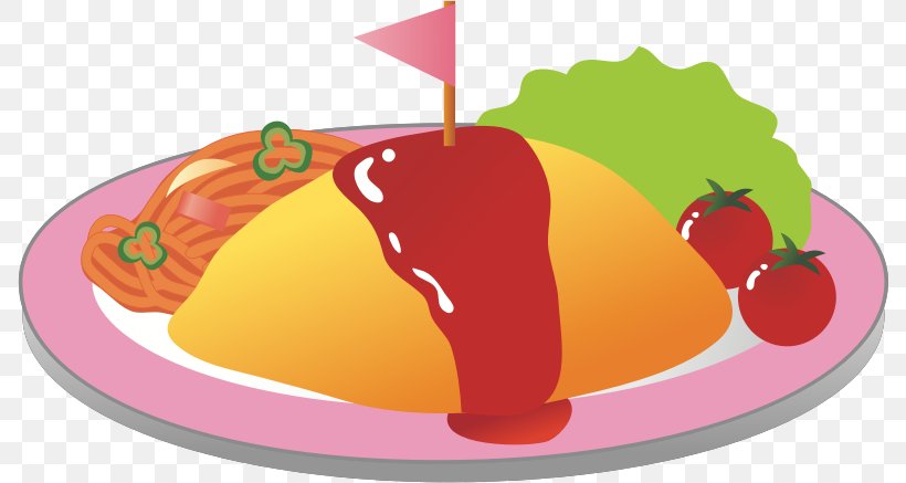 Omurice Omelette Clip Art Fried Egg Openclipart, PNG, 788x437px, Omurice, Apple, Cuisine, Diet Food, Egg Download Free