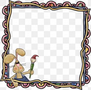 Easter - Picture Frames Easter Egg Clip Art PNG