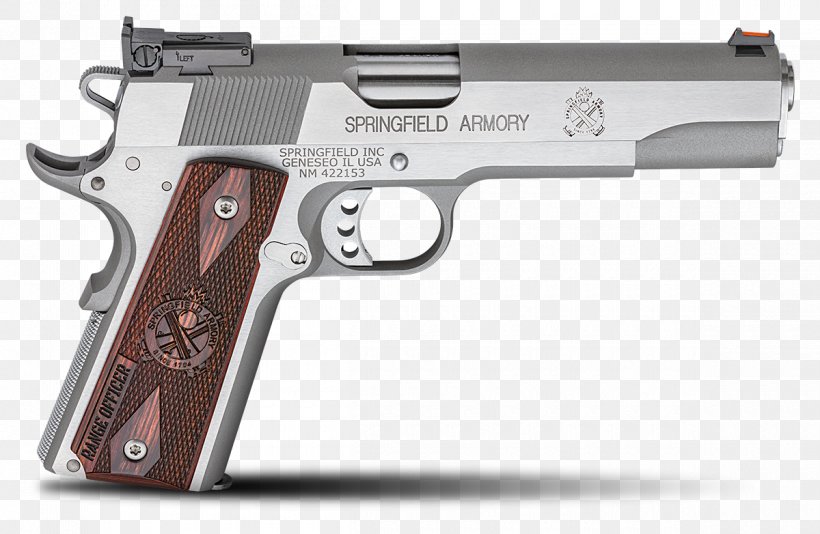 Springfield Armory M1911 Pistol .45 ACP Semi-automatic Pistol, PNG, 1200x782px, 45 Acp, 919mm Parabellum, Springfield Armory, Air Gun, Airsoft Download Free