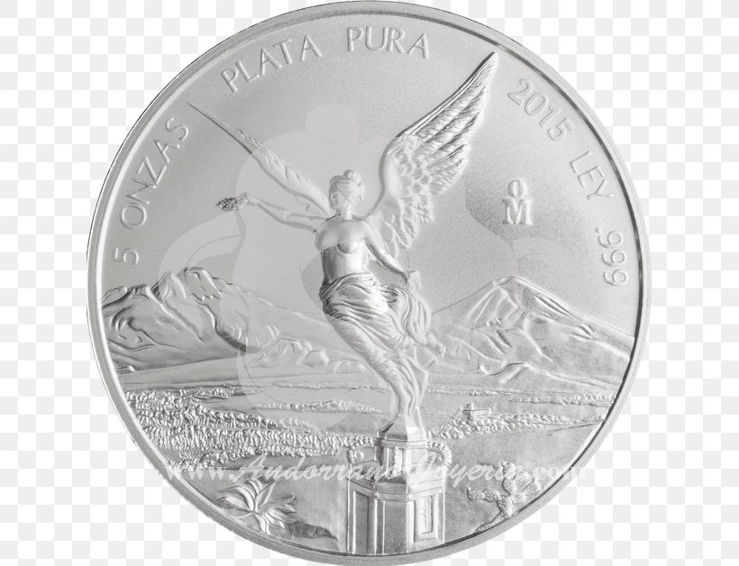 Coin Ounce Liberty Silver Weight, PNG, 627x628px, 2016, 2017, Coin, Bank Of Mexico, Currency Download Free