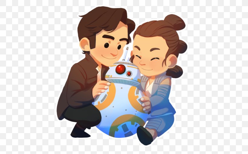 Rey Kylo Ren Poe Dameron BB-8 Finn, PNG, 500x509px, Watercolor, Cartoon, Flower, Frame, Heart Download Free