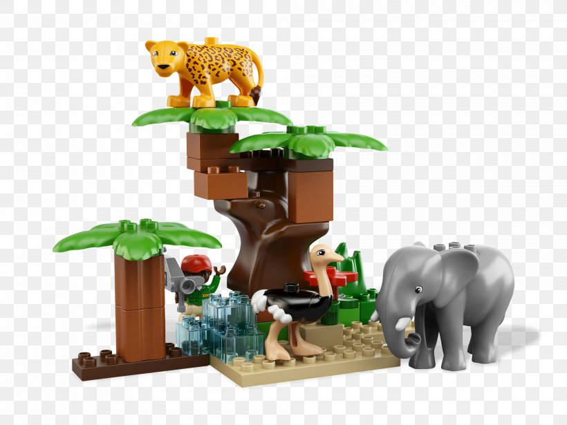 LEGO DUPLO Photo Safari Leopard LEGO 10513 Neverland Shelter Toy Block, PNG, 4000x3000px, Leopard, Construction Set, Elephant, Film, Giraffe Download Free