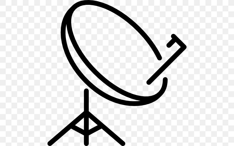 Satellite Dish Aerials Satellite Television, PNG, 512x512px, Satellite Dish, Aerials, Black And White, C Band, Dish Network Download Free