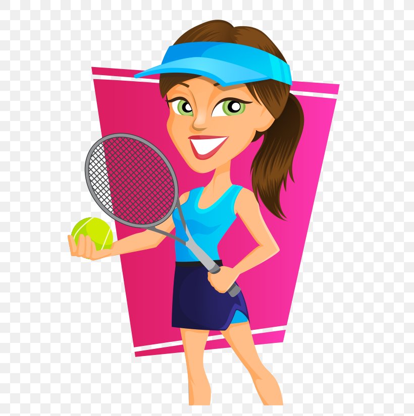 Adobe Illustrator Tennis Illustration, PNG, 627x825px, Watercolor, Cartoon, Flower, Frame, Heart Download Free