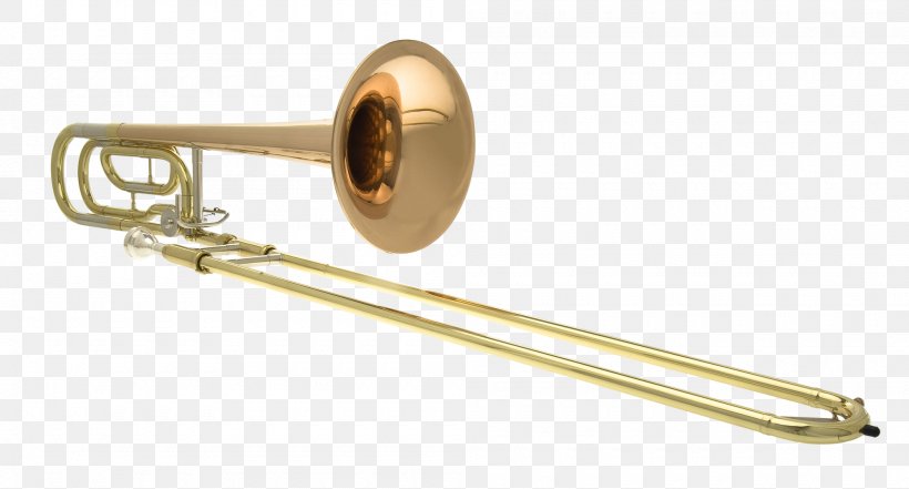 Brass Instruments Musical Instruments Trombone Trumpet Wind Instrument, PNG, 2000x1077px, Watercolor, Cartoon, Flower, Frame, Heart Download Free